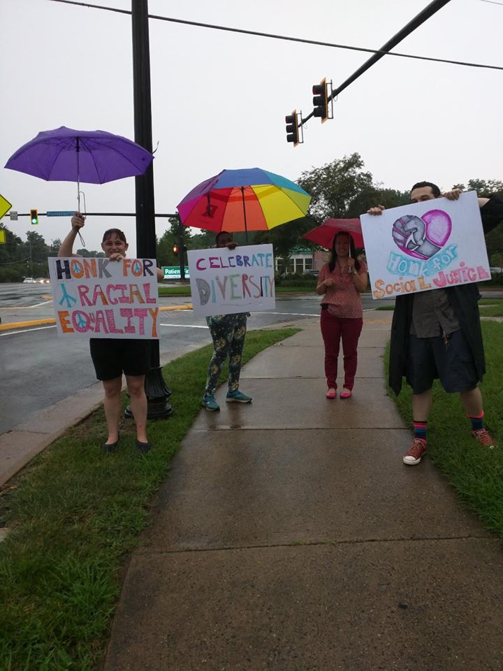 Protest in Fairfax 2018-08-12