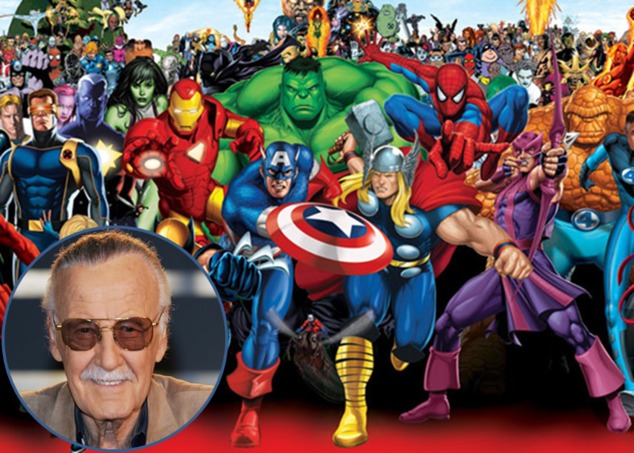 Stan Lee and Marvel Comics characters