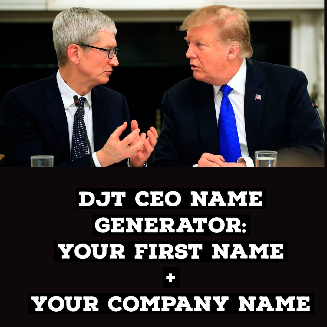 Your DJT CEO Name