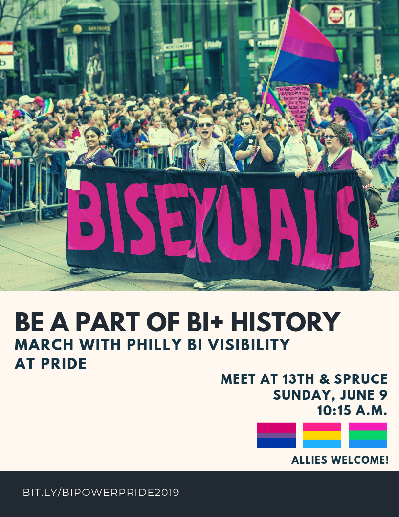 Philly Bi Visibility Pride 2019