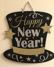 New Year hat decoration