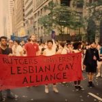Rutgers University Lesbian/Gay Alliance at NYC Pride 1989