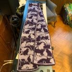 Wendy Sheridan's cat scarf