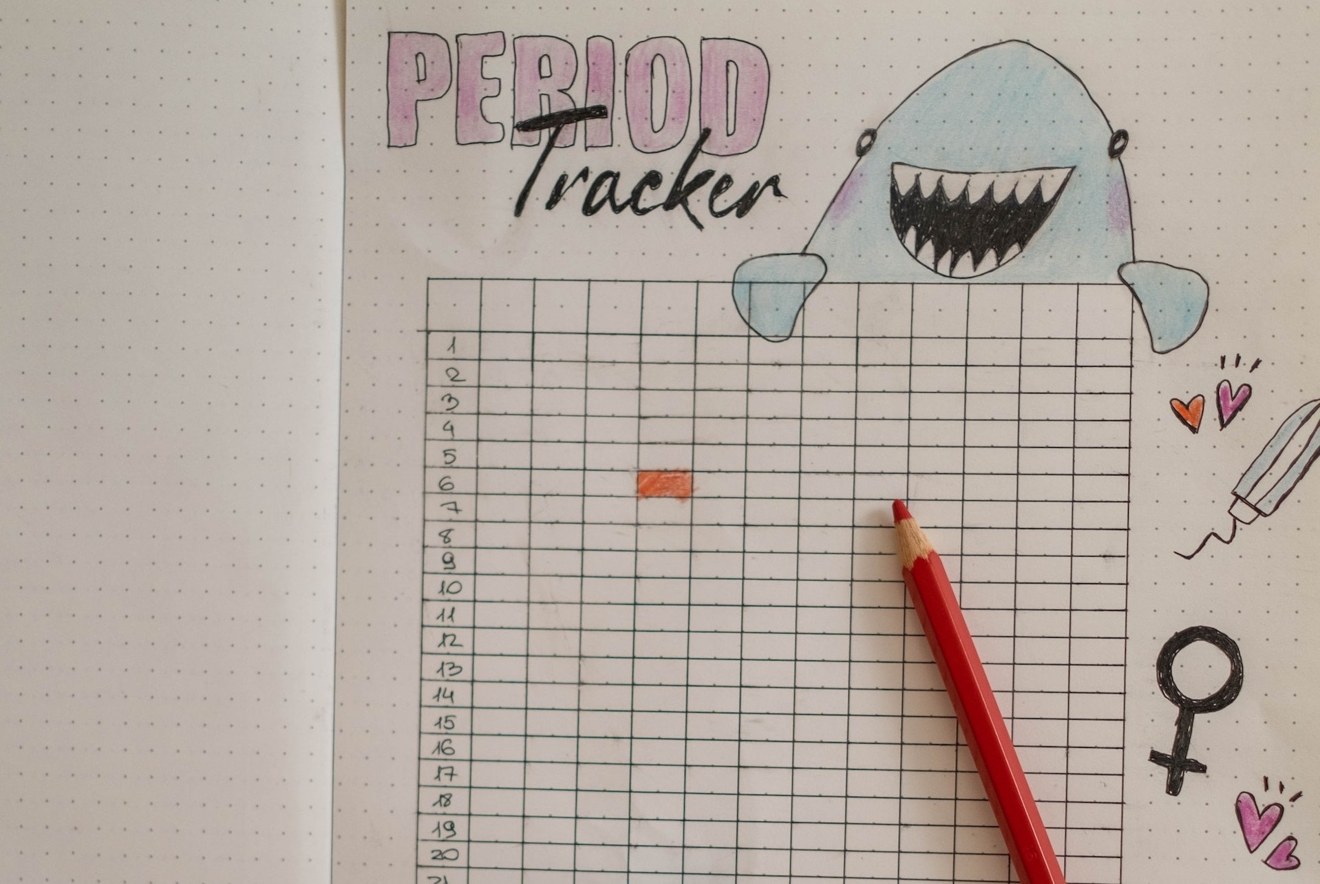 whimsical period tracker
